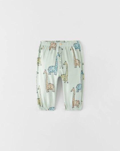 Giraffe Slub Knit Trousers